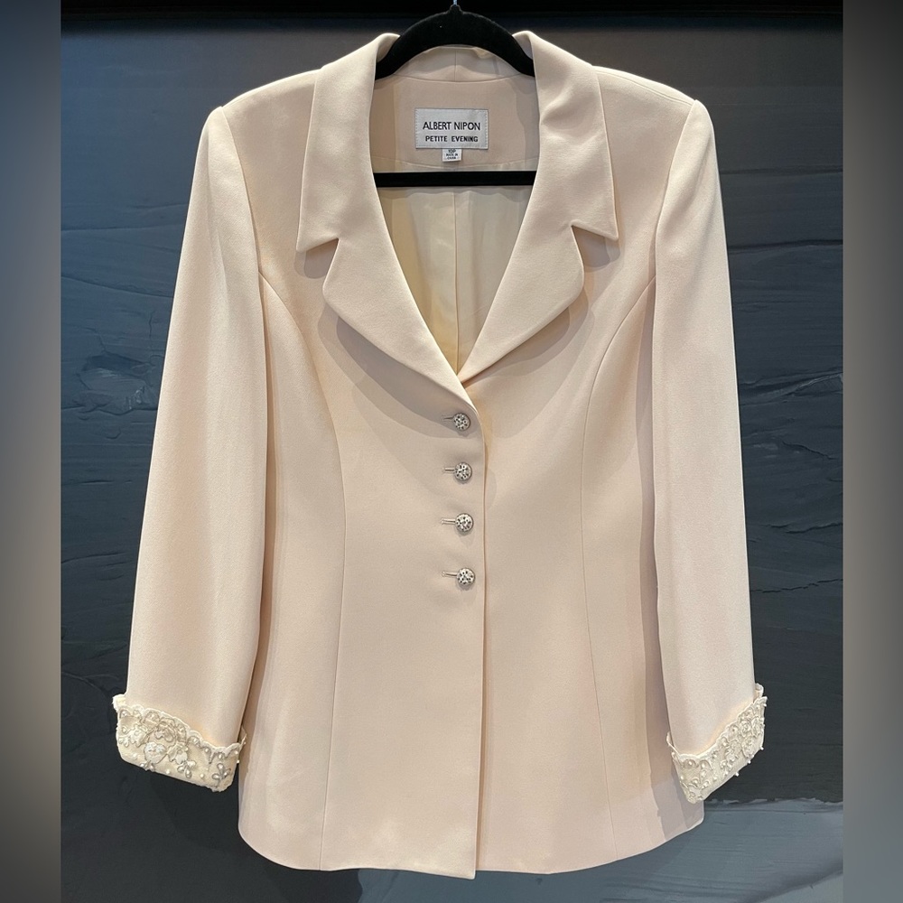 Albert Nipon Vintage Evening/Formal Jacket/Skirt … - image 3